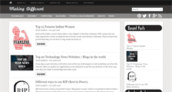 Desktop Screenshot of makingdifferent.com
