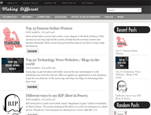 Tablet Screenshot of makingdifferent.com